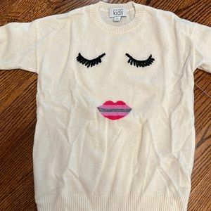 Kids cashmere sweater cream sweater